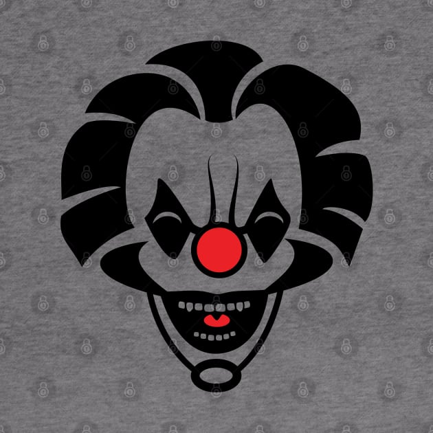 Evil Clown Laughing by MonkeyBusiness